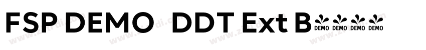 FSP DEMO   DDT Ext B字体转换